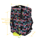 Bedford Backpack Pannier dimensions | color:chevron;