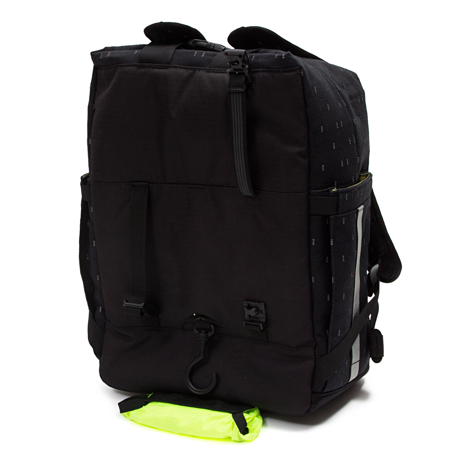 Bedford Backpack Pannier back | color:visi-hemp;