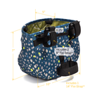 Crescent Bike Basket dimensions - Po Campo color:bubbly;