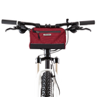 Kinga Handlebar Bag in Biking Red | Po Campo color:biking-red;