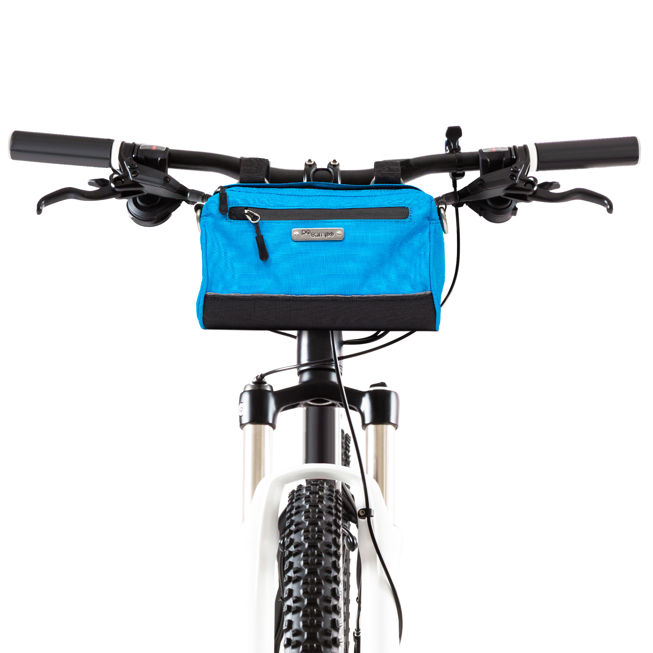 Kinga Handlebar Bag in Clear Day Blue | Po Campo color:clear-day-blue;