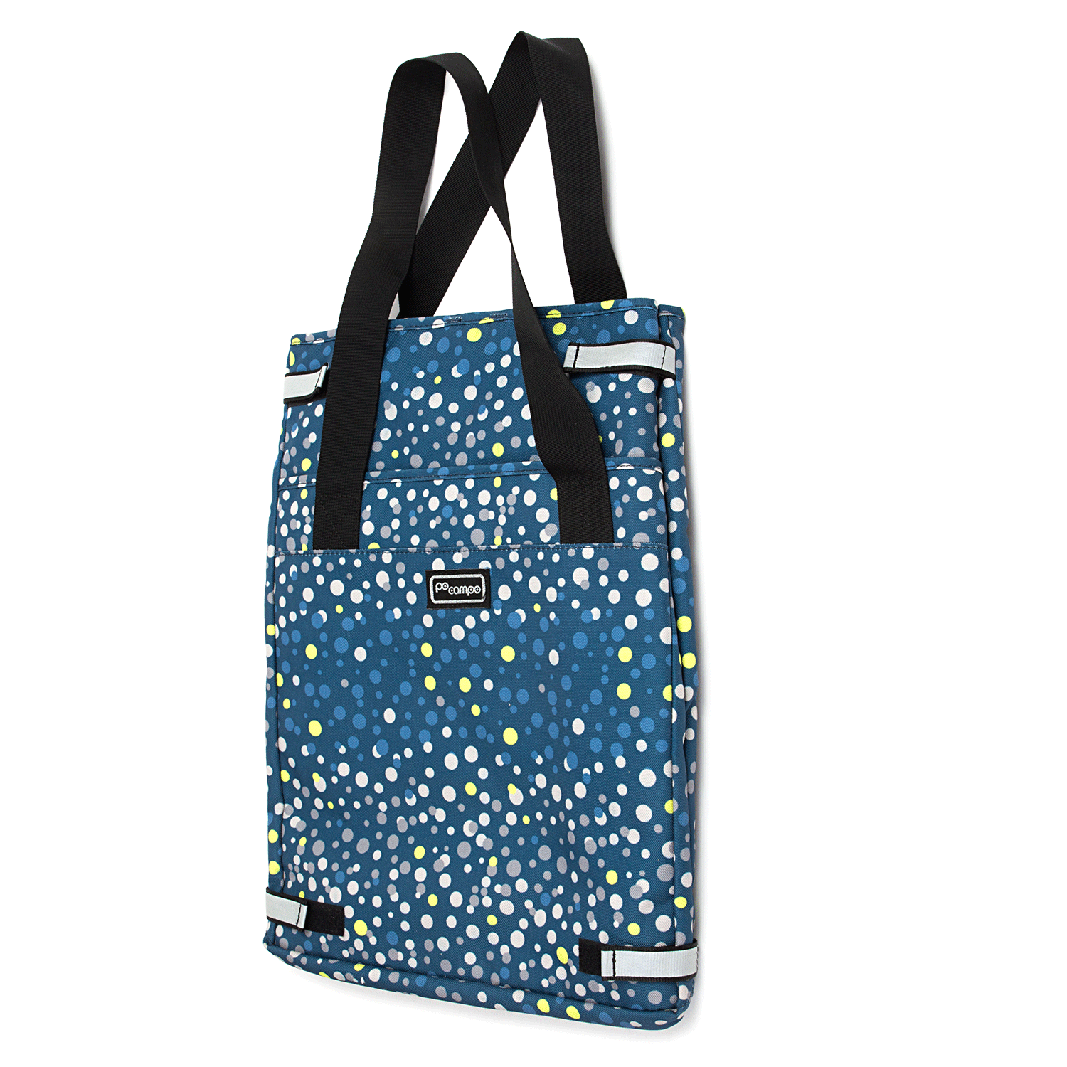 Orchard Grocery Pannier in Meadow folds flat - Po Campo color:bubbly;