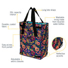 Orchard Grocery Pannier - Po Campo color:meadow;