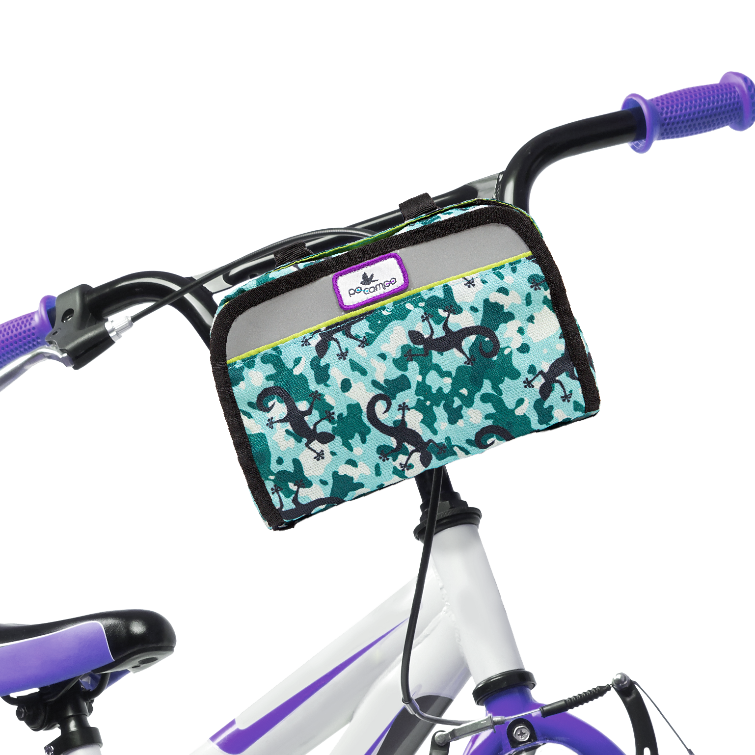 Po Campo Speedy Handlebar Bag in Lizard Camo -  Po Campo color:Lizard Camo;