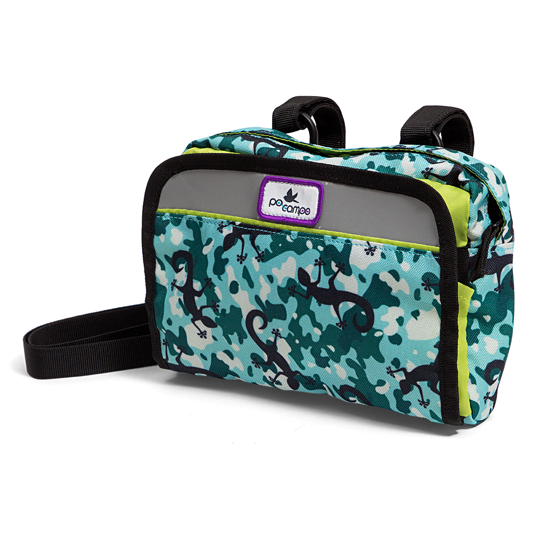 Po Campo Speedy Handlebar Bag in Lizard Camo -  Po Campo color:Lizard Camo;