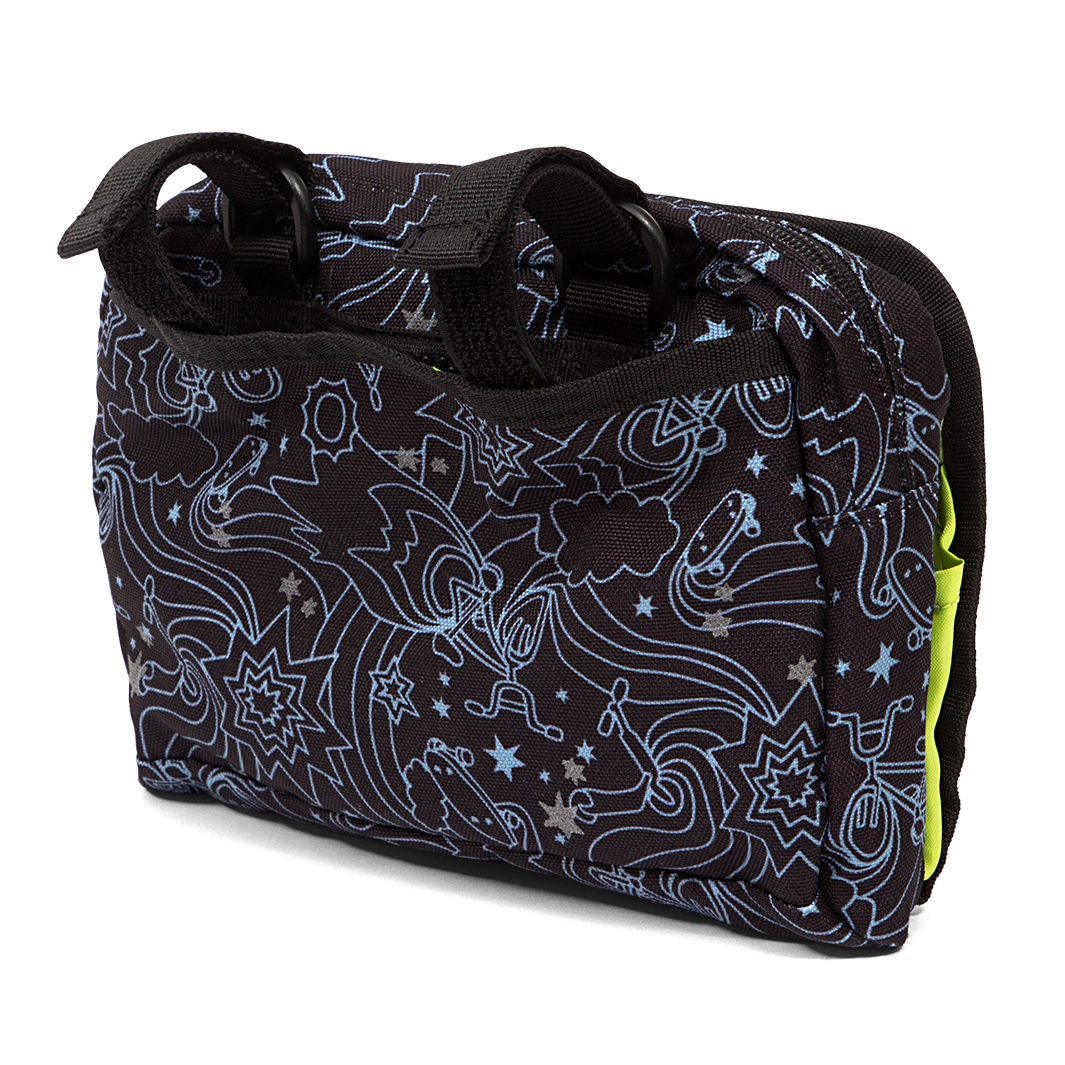 Po Campo Speedy Handlebar Bag in Orbital back -  Po Campo color:Orbital;