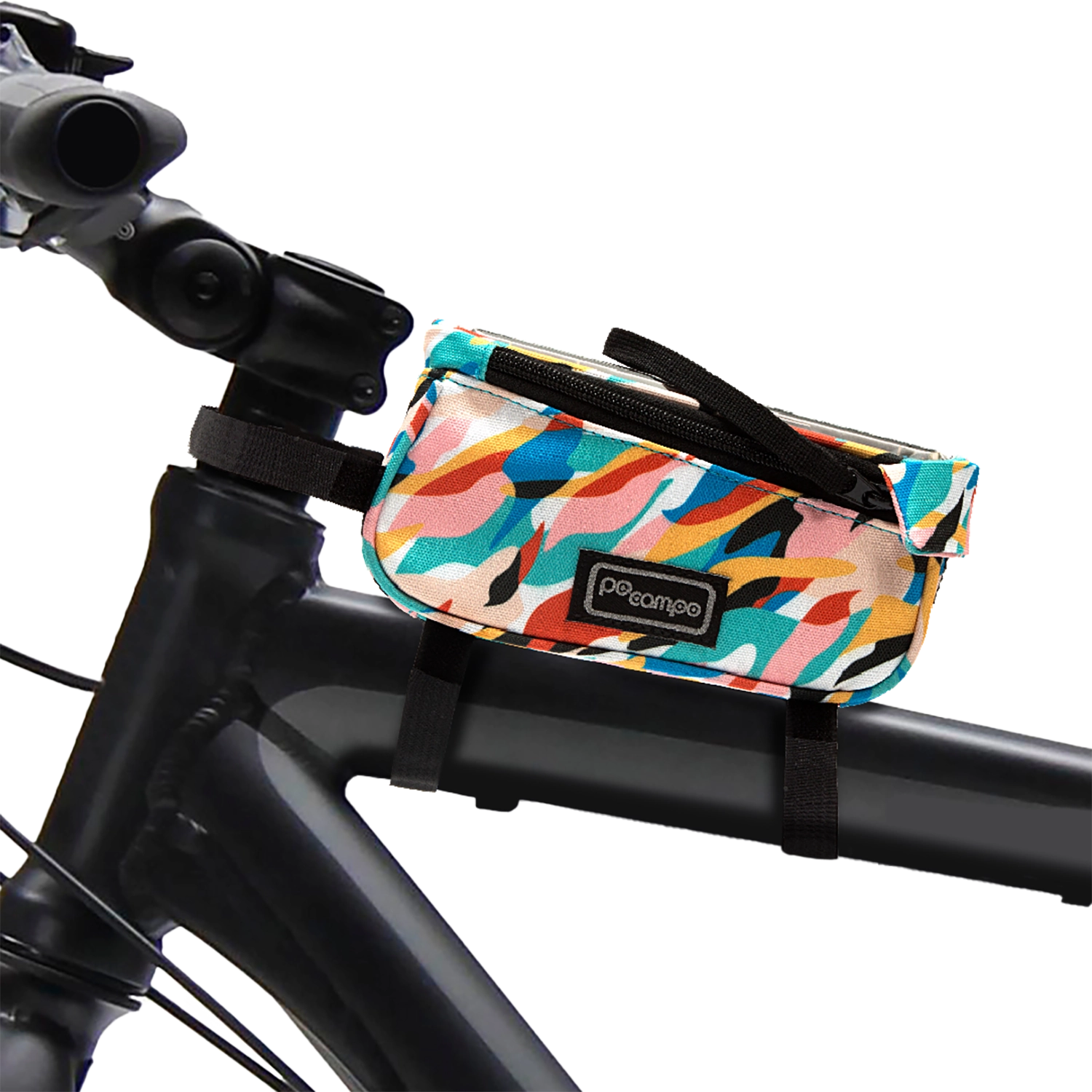 Tussey Phone Bag on bike - Po Campo color:waves;