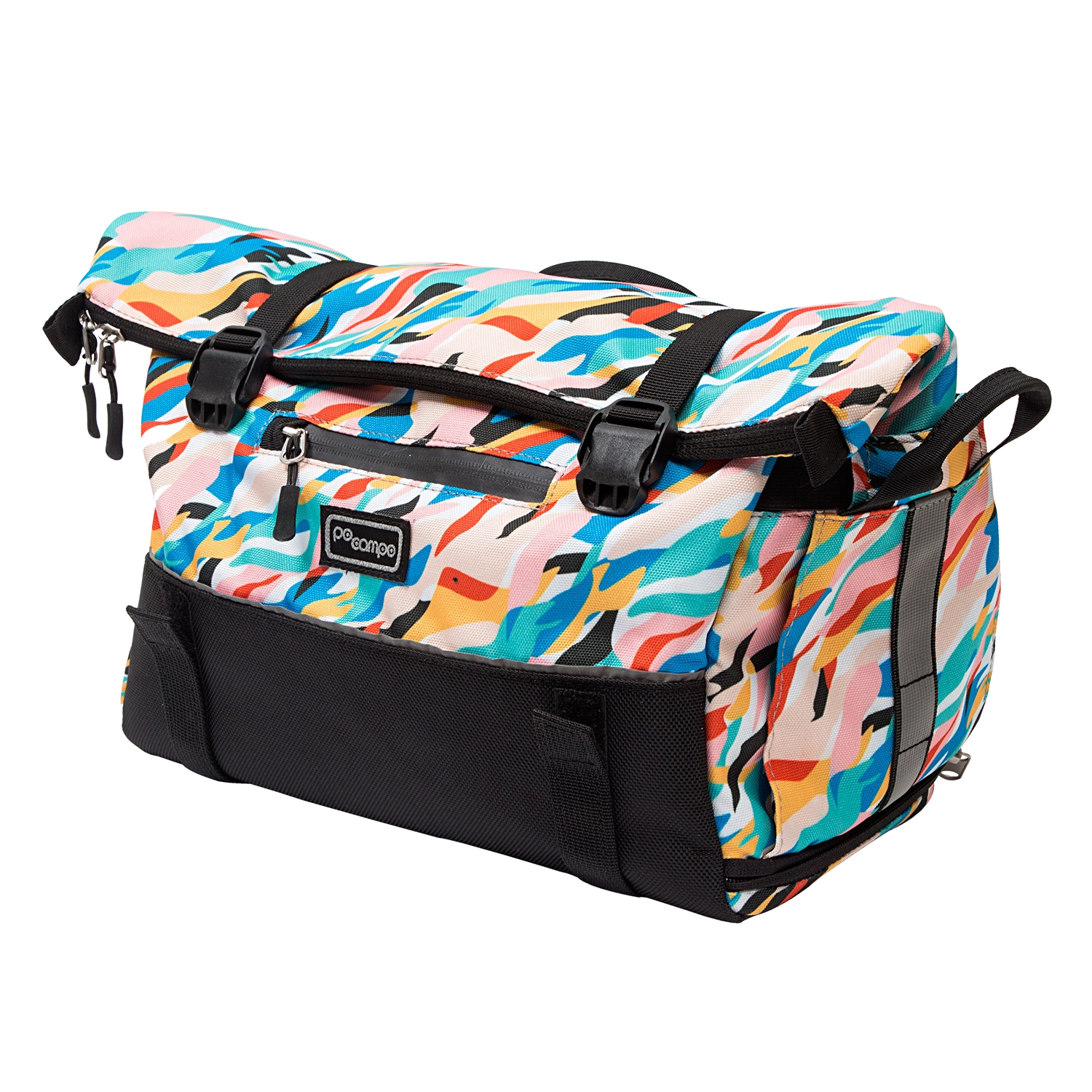 Vernon Bike Trunk Bag - Po Campo color:waves;