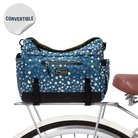 Katy Bike Trunk Bag on bike - Po Campo color:bubbly;