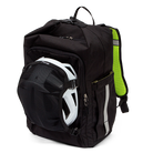 Bedford Backpack Pannier with helmet harness | color:black ripstop;