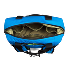 Inside of Blue Mardy Pannier by Po Campo color:clear day blue;