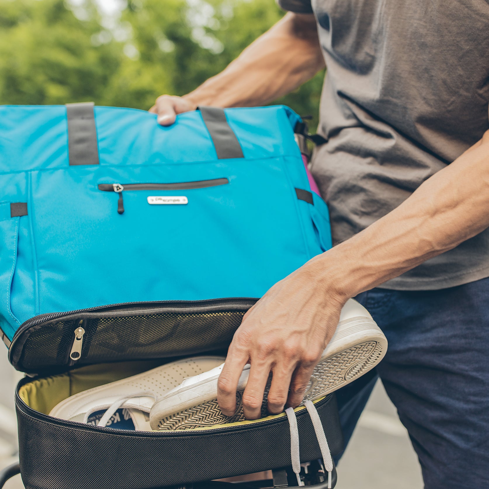 Mardy Backpack Pannier bottom shoe compartment