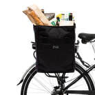 Orchard Grocery Pannier black ripstop on bike - Po Campo color:black ripstop;