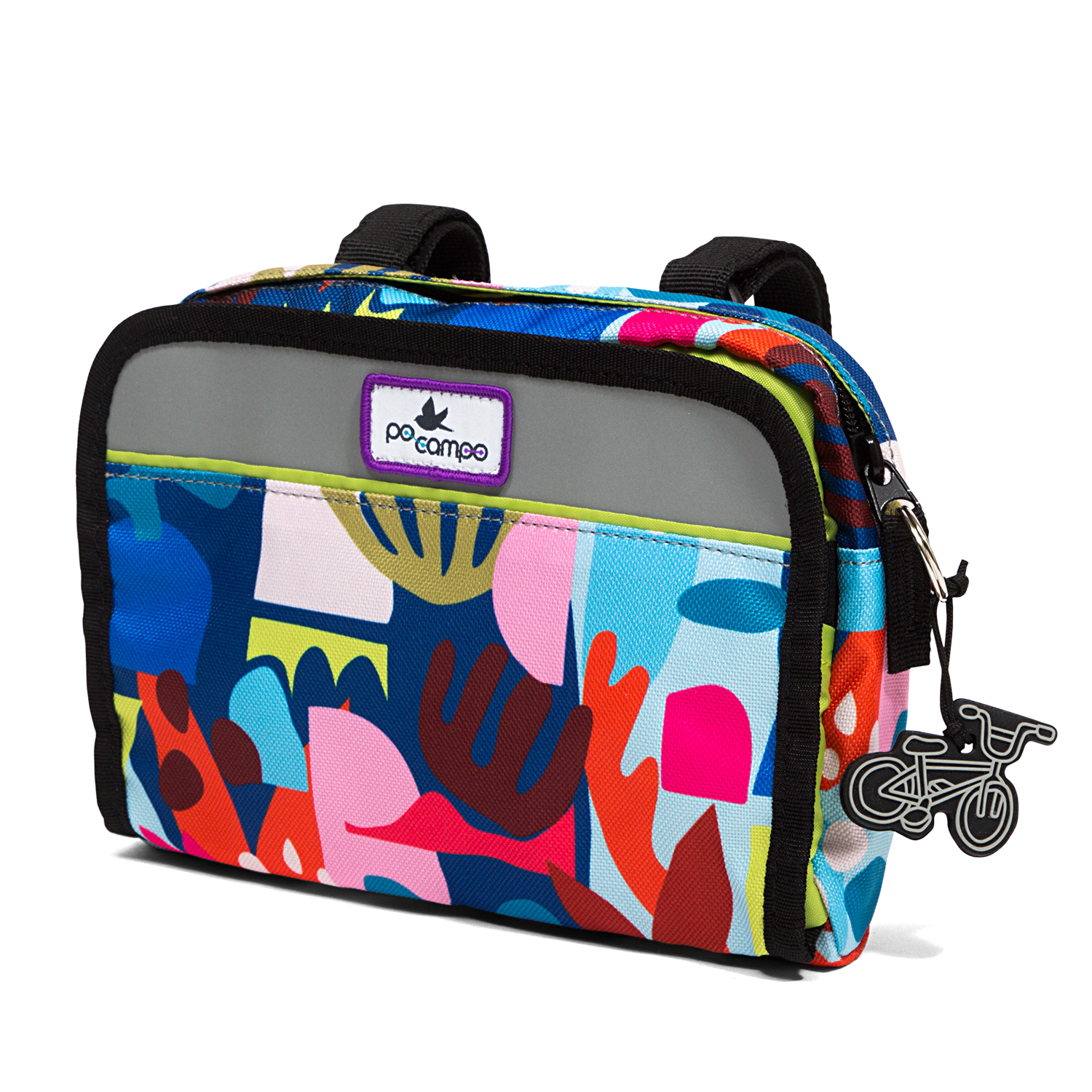 Po Campo Speedy Handlebar Bag in Aquatic | color:aquatic;
