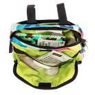 Po Campo Speedy Handlebar Bag in Aquatic inside | color:aquatic;